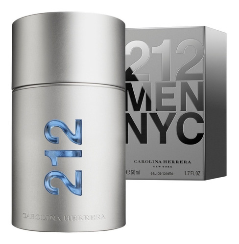 Perfume Masculino 212 Nyc Men De Carolina Herrera Edt 50 Ml