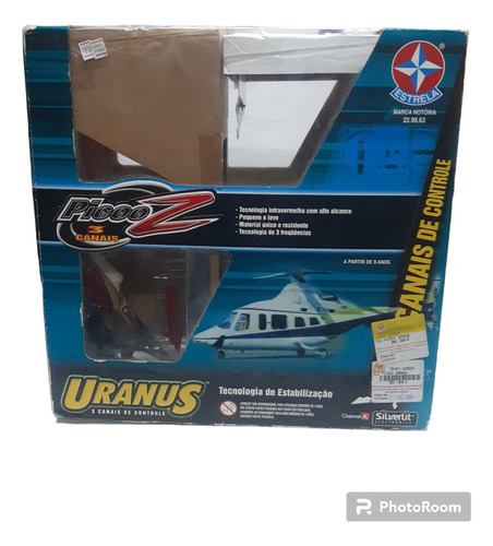 Helicóptero Picooz 3canais Uranus Estrela..... Com Problema