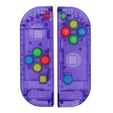 Kit Carcasa Reemplazo Joycon Joy Con Transparente