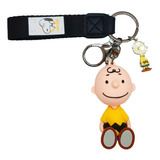 Llavero Snoopy Charlie Brown Silicón 3d Ideal Para Regalo