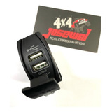 Tomada Automotiva 12v Usb C/ Tampa Retangular - Adaptação