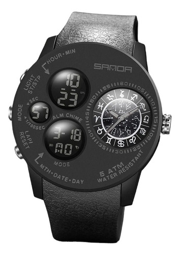 Reloj Sanda Elegante Para Caballero Modelo 6036