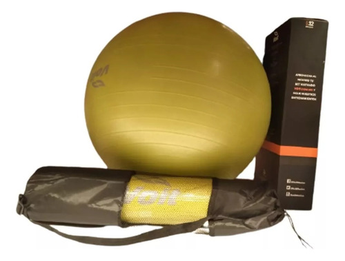 Kit De Ejercicio Pelota Tapete Yoga Set Voit Msi