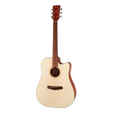 Guitarra Electroacústica Ibanez De 6 Cuerdas Pf10ce-opn Color Open Pore Natural