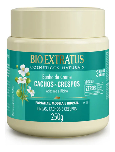 Banho De Creme Bioextratus Cachos & Crespos 250g
