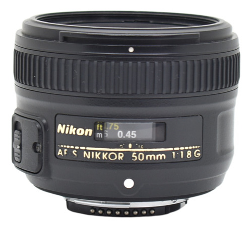 Lente Nikkor 50mm F/1.8g Af Automatico Para Cámaras Nikon