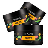 Kit 03 Máscara Nutrição N Doctor Vegan Inoar 250g