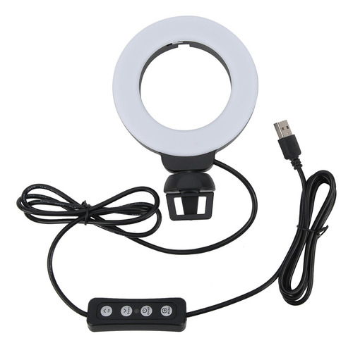 Aro De Luz De Relleno Led Suave Pequeño De 4 In 3 Colores L