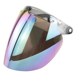 Lens Helmet, Visor De Cara Abierta, Protector De Lente, 3 Br