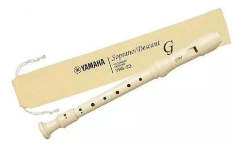 Flauta Doce Yamaha Germanica Yrs-23 Com Bag. * Somos Loja *