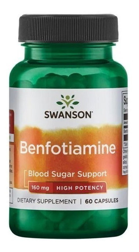 Swanson | Benfotiamine - High Potency I 160mg I 60 Capsulas