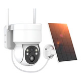 Cámara Ip Panel Solar De Seguridad Wifi Hd Anti Robo 1080p