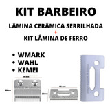 Kit Barbeiro Reposição Lâmina De Inox + Lâmina Serrilhada!!!