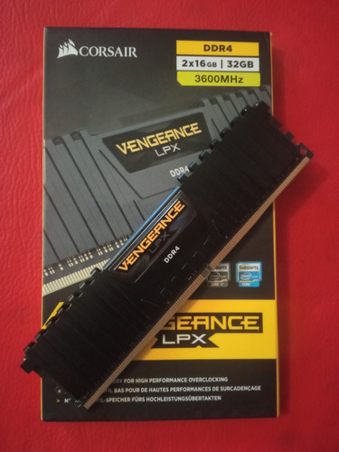 Memória Ram Cosair Vengeance - 2x16 Gb - 3600mhz