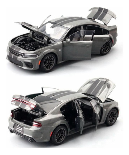 Dodge Charger Srt Hellcat Reyeye Miniatura Metálica Carros M