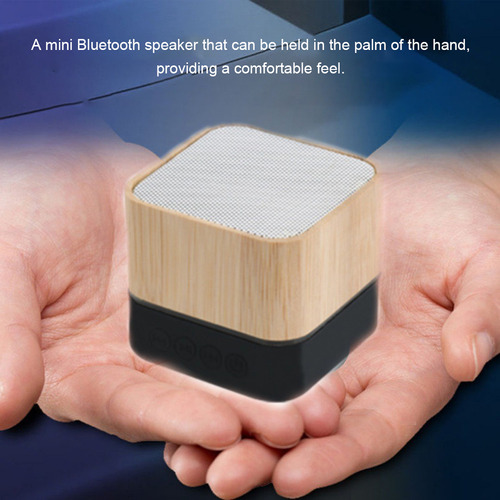 Altavoz Bluetooth De Madera Altavoz Pequeño Inalámbrico