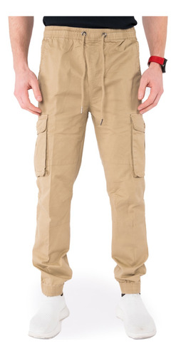 Pantalon Jogger Cargo Hombre Gabardina Importado