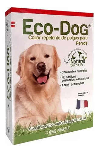 Eco-dog Collar Repelente Natu Antipulgas Perros Ecodog Limón