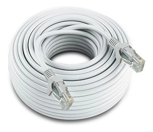 Cable De Red Lan Rj45 Cat 5e Utp 20 Mtrs Conexión A Internet