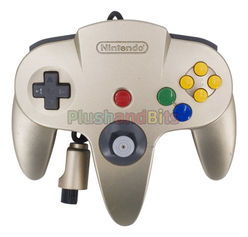 Control Dorado Para Nintendo 64 Original