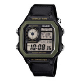 Relógio Masculino Casio Digital Ae-1200whb-1bvdf Original+nf