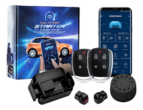 Alarma De Auto Cyber Px 360 Bt Starter Positron