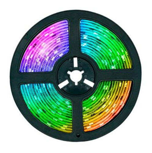 Fita Led Colorida 5050 S/ Silicone Rgb 5m