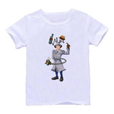 Remera Blanca Adultos Inspector Gadget R54