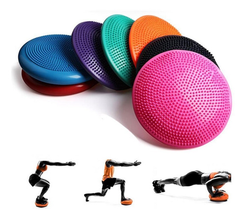 Disco De Equilíbrio Cushion Inflável Yoga Pilates Fisioterap