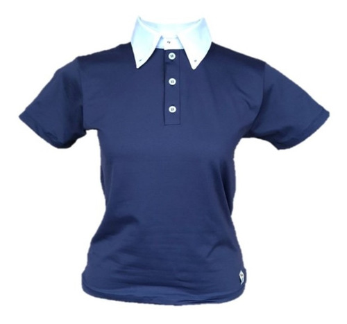 Camisa Infantil Masculina De Hipismo Manga Curta Ss