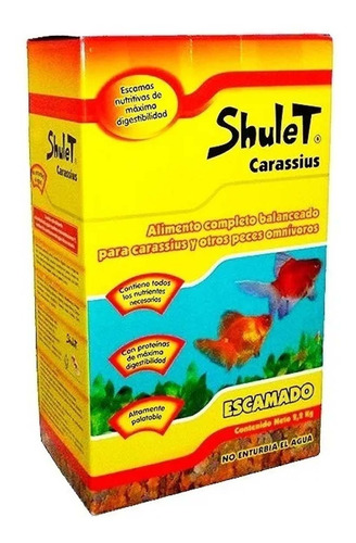 Alimento Shulet Carassius 1000g Fraccionado Escama Fría 