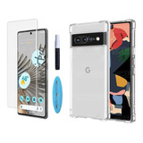 Kit Cristal Uv Y Case Forro Para Celular Google Pixel 7 Pro