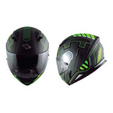 Casco P. Moto Shiro Sh-890 Rider Division Negro Con Amarillo