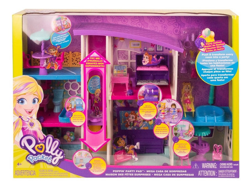 Polly Pocket Mega Casa Sorpresas Mattel Envió Gratis.