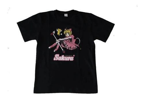 Camiseta Blusa Adulto Anime Sakura Card Captors Fire2283