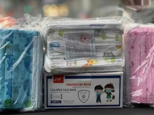 Barbijos Descartables Tapaboca Máxima Proteccion Caja X 100