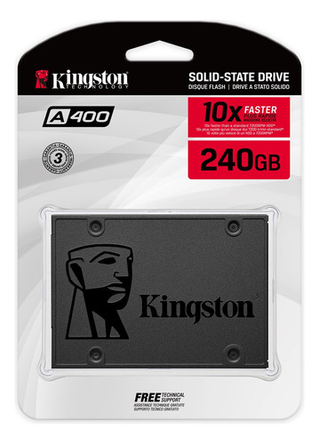 Ssd Disco Solido Kingston A400 240gb Sata 3 Simil Uv400