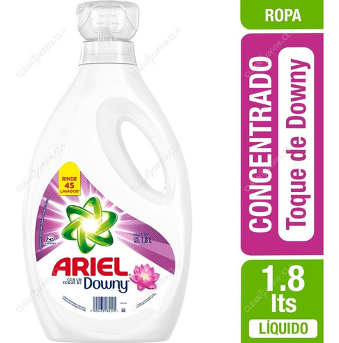 Detergente Liquido Ariel Con Un Toque De Downy