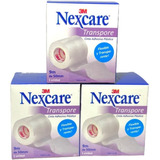 Cinta Hipoalergénica 3m Nexcare Transpore 50mm X 9m Pack X 3