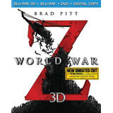 Blu-ray World War Z / Guerra Mundial Z 3d + 2d + Dvd