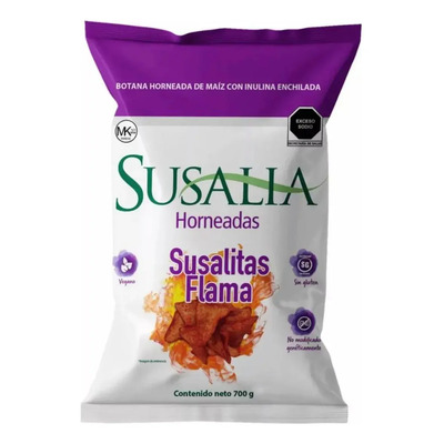Snack Susalitas Susalia Flama Horneadas 700 G (2 Bolsas) | Meses sin interés