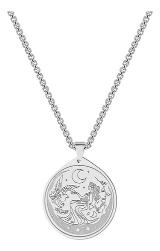 Chereda Diosa De La Luna Selene Collar De Mujer Mitología De