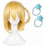 Pelucas - Hitoka Yachi Wig With 2pcs Star Hair Ring, Anime H