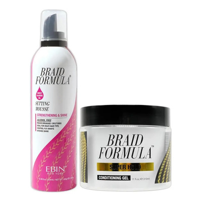 Ebin New York Gel Acondicionador Para Trenzas, Fórmula Suave