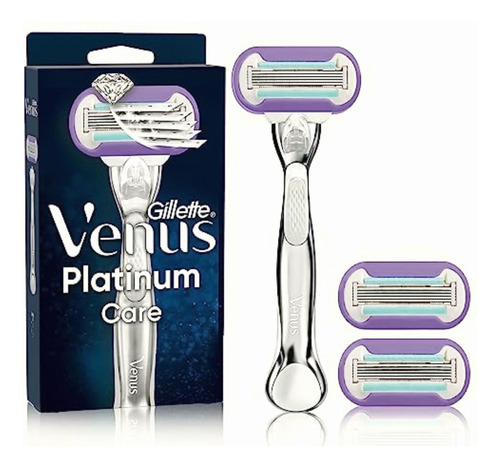 Gillette Venus Platinum Care, Rastrillo Para Mujer, 1 Mango