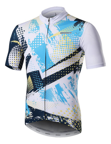 Bergrisar Camisetas De Ciclismo Para Hombre, Manga Corta, Ro