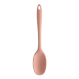 Colher Silicone Rosa Utensílios Talher De Cozinha 28 Cm