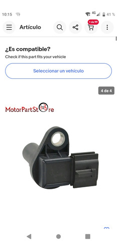 Sensor Velocidad Jeep Patriot 2007 2008 2009 2010 2011 2012 Foto 2