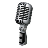 Microfone Shure 55sh Series Ii Dinâmico Cardióide Prateado