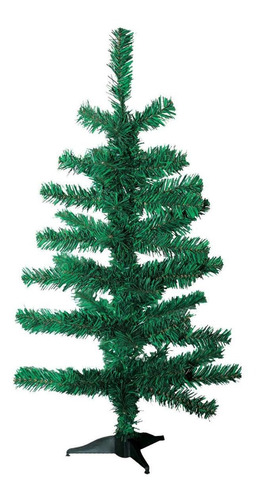 Árvore De Natal Pinheiro Pequena Verde 60cm Com 50 Galhos
